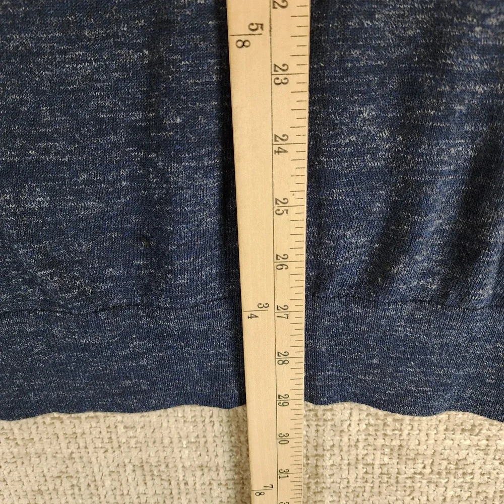 Banana Republic Bold Stripe Sweater Mens XL Gold Gray Navy Organic Cotton NWT